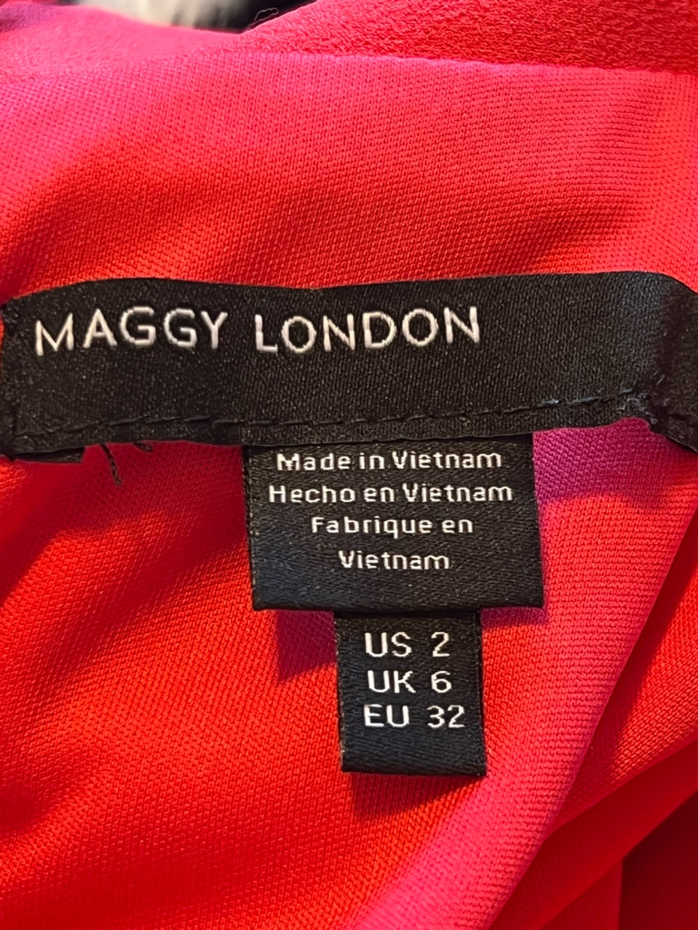 Maggy London Pink Tie-Neck Midi Dress - Picture 3 of 6